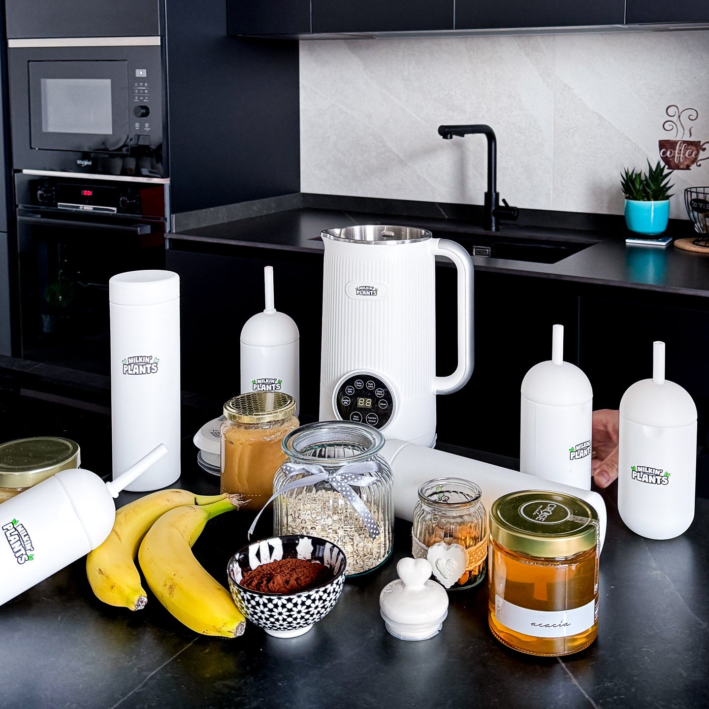 Milkinplants. Milk maker. Nut milk maker. nut milk maker machine. Almond milk maker. Plant-based milk maker. Vegan milk maker. Soy milk maker. Oat milk maker.