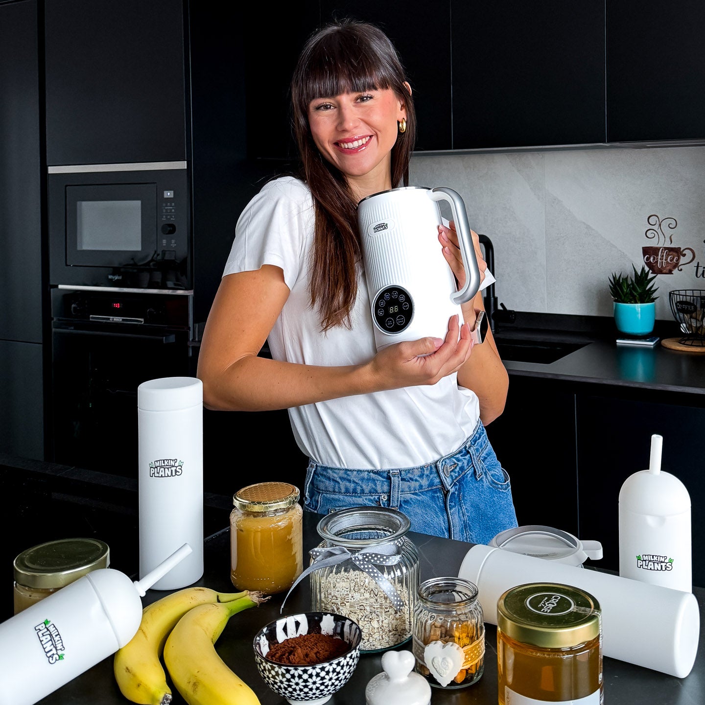 Milkinplants. Milk maker. Nut milk maker. nut milk maker machine. Almond milk maker. Plant-based milk maker. Vegan milk maker. Soy milk maker. Oat milk maker.